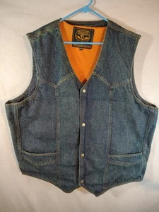 Milwaukee Performance| Denim Conceal Carry Biker Weste Herren Gr. 4XL - Bild 1 von 8
