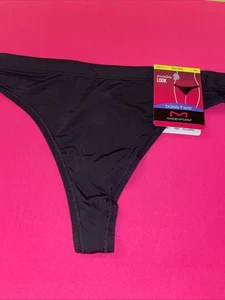 NEW! MAIDENFORM BARELY THERE BLACK THONG PANTIES/ Size 6/ MEDIUM - Picture 1 of 4