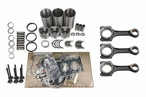 All-new Rebuild Kit+3pcs Connecting Rod For Kubota D1462 Engine KX155 Excavator - Picture 1 of 7