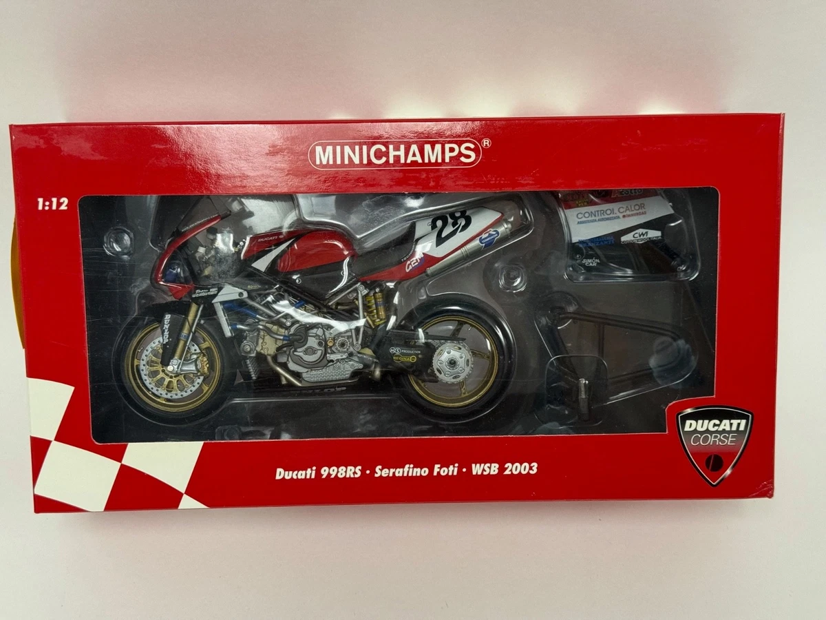 MINICHAMPS DUCATI 998 F01 1:12