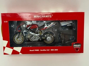 1/12 Minichamps Ducati 998 RS WSB 2003 Serafino Foti  122031228 ABG111 - Picture 1 of 9