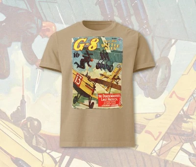 Ретро авиации большого размера футболка винтажный битвы Dogfight самолета графическая рубашка - Изображение 1 из 4