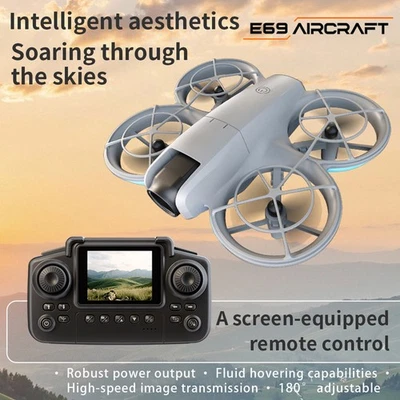 E69 Mini Drone with Screen Control Aerial Photography Dual Camera  Aircraft - Image 1 of 4