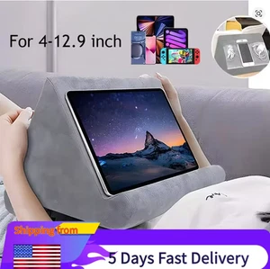 Pillow Lap Stand Soft Phone Cushion Laptop For Tablet IPad Holder Multi-Angle - Picture 1 of 6