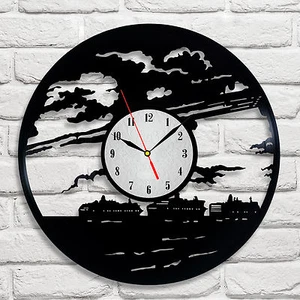 3x Queens Ship's design vinyl record clock home decor art hobby shop office  - Picture 1 of 1