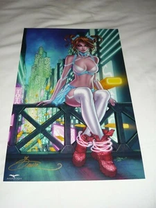2021 ECCC Zenoscope - Oz Sexy Dorothy Art Print Signed By Dawn McTeigue 11x17 - Picture 1 of 1