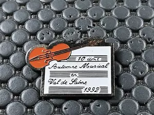 pine pins MUSIC MUSIC MUSIC VIOLIN VAL DE SAONE BADGE - Picture 1 of 1