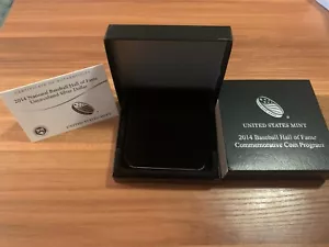 2014 National Baseball Hall Of Fame Uncirculated Silver Dollar Ultra Cameo - Picture 1 of 4