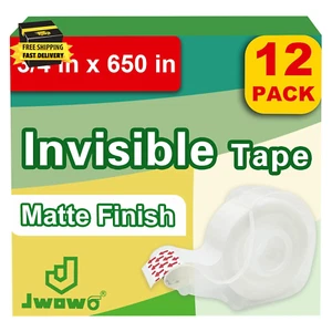 Invisible Tape with Dispenser, Home Office Supplies and Back to School Supplies - Picture 1 of 7