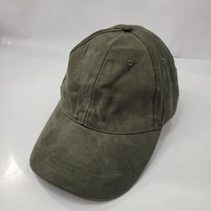 Gorra de béisbol de gamuza verde militar para hombre y mujer - Imagen 1 de 9