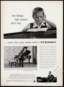 Rudolf Serkin 1955 foto piano Steinway anuncio impreso vintage - Imagen 1 de 1