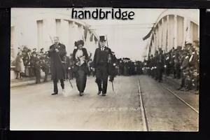 Rochester - Opening of Rochester Bridge 1914 - real photographic postcard - Foto 1 di 2