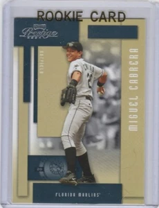 MIGUEL CABRERA ROOKIE CARD Playoff Prestige RC Baseball Marlins DETROIT TIGERS - Picture 1 of 2