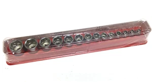 New Snap-on™ 3/8" dr 1/4" thru 1" 6-pt FDX Shallow Socket Set 214YFSY - Picture 1 of 5
