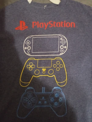 索尼 PlayStation 视频游戏机青少年小号男女通用衬衫悬挂标签塑料 — 第 1/4 张图片