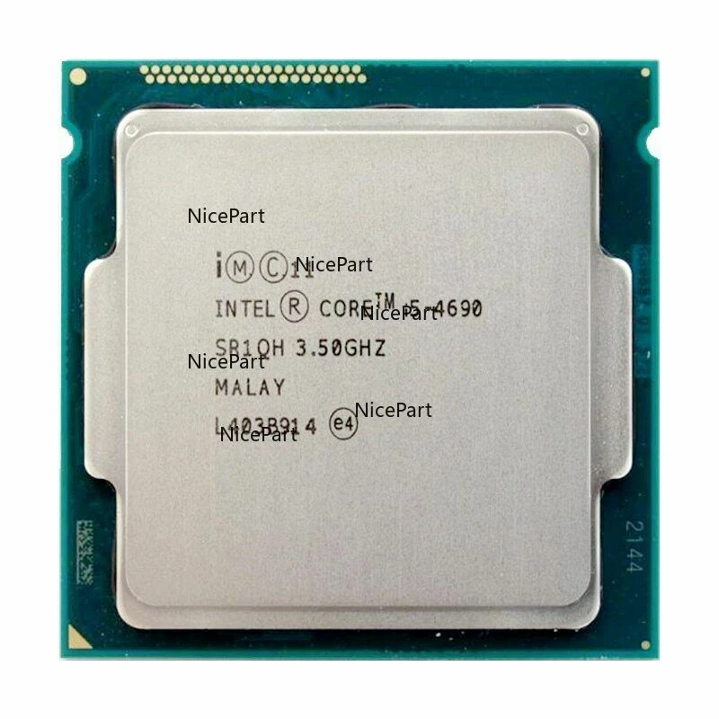 compatibility Intel Core i5-4690 CPU Quad-Core 3.5GHz 6M 84W SR1QH LGA 1150  - Image 1 of 1
