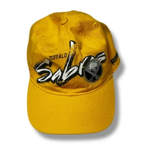 Gorra de béisbol Buffalo Sabres NHL Hockey Reebok amarilla Snapback - Imagen 1 de 6