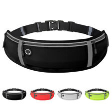 Fanny Pack for Men Women Waist Bag with 3 Zipped Pockets Running Hiking Travel 
