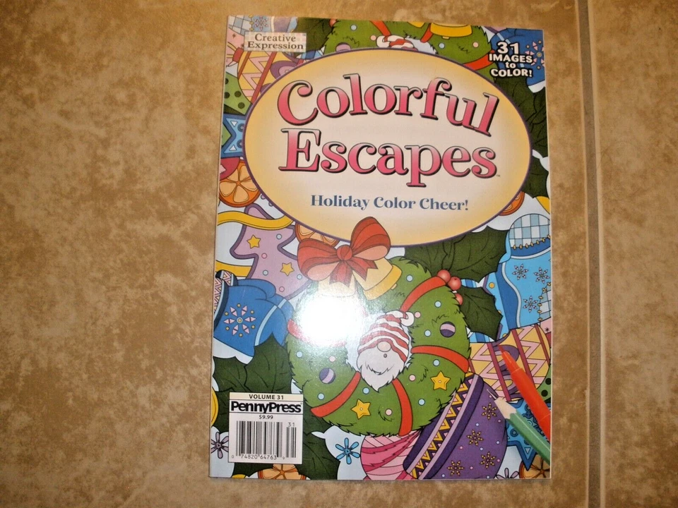 Creative Expressions Colorful Escapes Volume 31  Adult Coloring  31 Images NEW  Foto 1 de 1