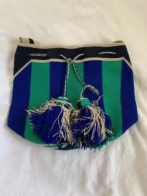 AUTÉNTICA MOCHILA WAYUU / TAMAÑO EXTRA GRANDE / BOLSO DE HOMBRO / MEJOR CALIDAD Foto 1 de 4