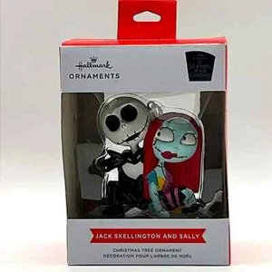 Hallmark Ornamento Disney Incubo prima di Natale Jack Skellington Sally 2021 - Foto 1 di 7