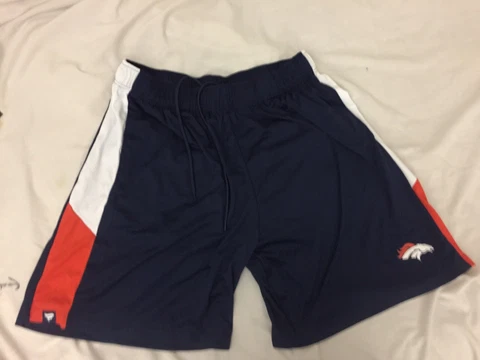 Fanatics Denver Broncos Training Athletic Shorts Mens Size 3XL Football Cover