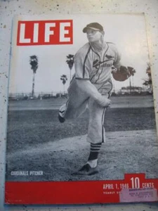 1946 LIFE MAGAZINE-CARDINALS PITCHER, APRIL 1, 1946 - Bild 1 von 1
