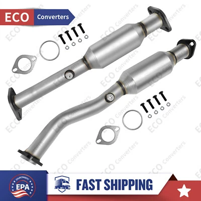 Rear Left and Right Catalytic Converter Set For 2004-2010 Infiniti QX56 5.6L EPA - Image 1 of 4