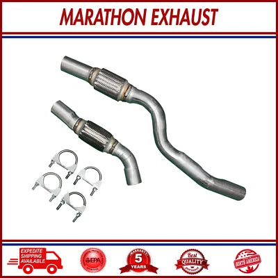 Front Flex Pipe Set for 19-21 Ford Edge|19-20 Lincoln Nautilus 2.7L Left + Right - Image 1 of 3