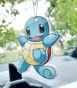 Pokemon Schiggy Árbol Perfumado para Coche y Apartamento Nuevo EMBALAJE ORIGINAL  - Imagen 1 de 3
