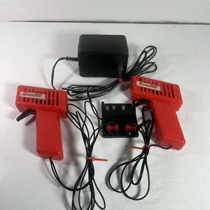 VTG Slot Car Speedtrak Controllers With Power Base Used Untested - Picture 1 of 1