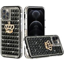 GSA KAD Stone Crown Hybrid For iPhone SE (2020), (2022), 8 & 7 (4.7") - Black
