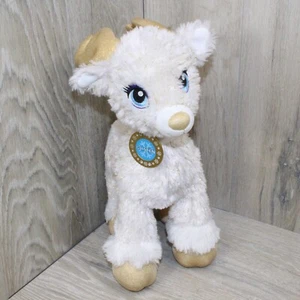 BAB Build A Bear GOLDEN GLISTEN White Plush Reindeer Stuffed Animal 16" - Picture 1 of 10