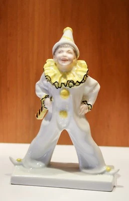  ROSENTHAL FIGURE - FERDINAND LIEBERMANN 1911 - PIERROT CLOWN - Immagine 1 di 4