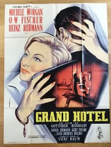 GRAND HOTEL Michele Morgan Original Filmplakat 160x120 '59 - Bild 1 von 1