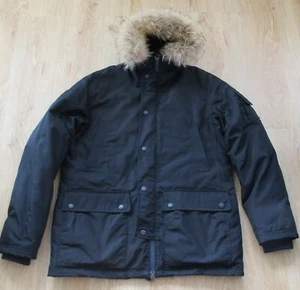 Bomboogie Winter Daunen Jacke Parka Mantel Gr. XL Kapuze Fell Echt Pelz - Bild 1 von 17