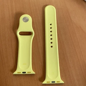 Original Apple Watch Sportarmband Armband 40mm / 38mm / 41mm M/L ZITRONENCREME - Bild 1 von 4