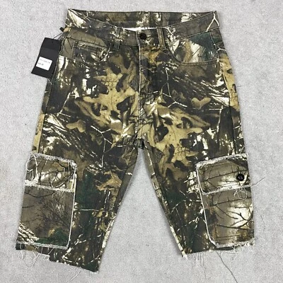 Pantalones Cortos Carga Y2K Para Hombres 28 Camuflados Sueltos Patinador Raro Utilitario Foto 1 de 4