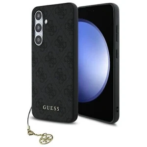GUESS Samsung Galaxy S24 FE Estuche Rígido 4G Dijes Colección Gris - Imagen 1 de 8