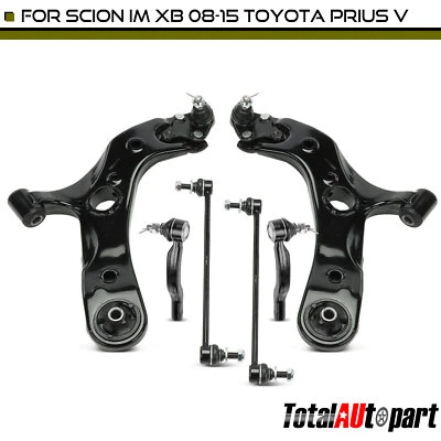 Barra estabilizadora de extremo de barra estabilizadora de brazo de control 6 piezas para Toyota Prius V 12-18 Scion delantero Foto 1 de 4