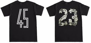 T-Shirt Space Jam 45 23 Retro 11 XI 23 2016 schwarz passend zu Air Js Schuhen - Bild 1 von 3