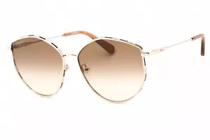 SALVATORE FERRAGAMO SF264S 796 Sunglasses Gold Frame Beige Gradient Lenses 60mm - Picture 1 of 4