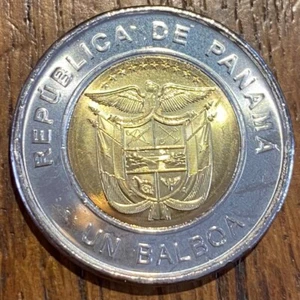 PIÈCE DE 1 BALBOA DE PANAMA 2018, COMMÉMORATIVE CROIX ROUGE (1161) - Imagen 1 de 2