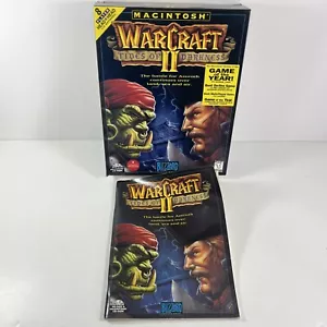 WarCraft 2 II: Tides of Darkness Blizzard, 1995 Big Box, manuale NO GIOCO - Foto 1 di 13