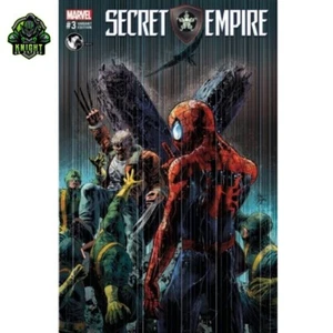 SECRET EMPIRE #3 - MIKE DEODATO JR. VARIANTE TRADE MARVEL COMICS 2017 QUASI NUOVA + π - Foto 1 di 3