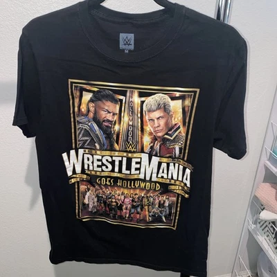 WWE WrestleMania 39 Goes Hollywood I WAS THERE Shirt Size M LA SoFi Stadium - Image 1 of 4