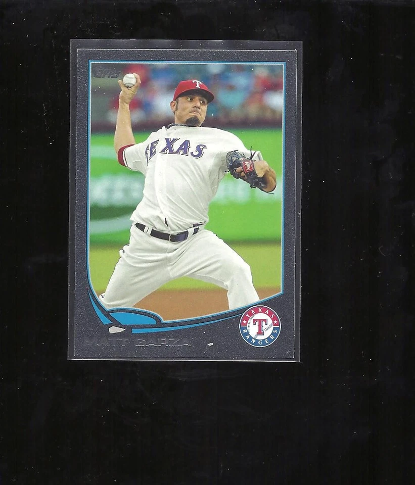 2013 Topps Update Matt Garza #US47 Black Parallel 48/62 Rangers - Image 1 of 1