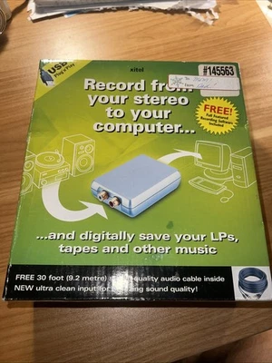 XITEL INport Analógico a PC Kit de Grabación de Audio Adaptador Estéreo LP Cintas Foto 1 de 2