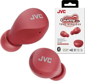 JVC Compact and Lightweight Gumy Mini True Wireless Earbuds Headphones, Long Bat - Picture 1 of 7