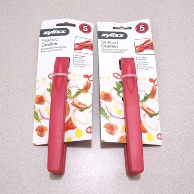 Lot of 2 Zyliss Seafood Crab Lobster Cracker 6.5" Long Made in Switzerland - Image 1 of 2